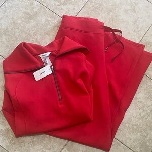 SPANX AirEssentials® Set Half Zip Top & Wide Leg Pants